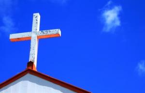 十字架屋根の教会